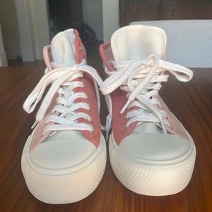 As seen on Jillian Harris American Eagle-Aerie pink shoes